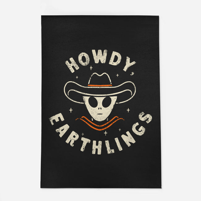 Howdy Earthlings-None-Indoor-Rug-zachterrelldraws