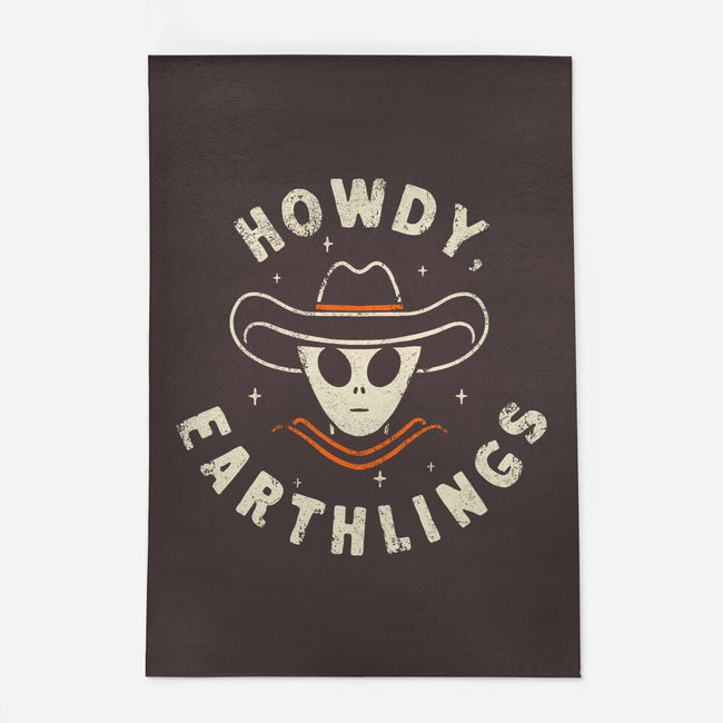 Howdy Earthlings-None-Indoor-Rug-zachterrelldraws