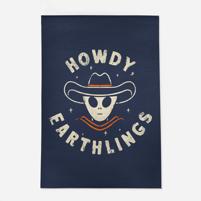 Howdy Earthlings-None-Indoor-Rug-zachterrelldraws