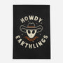 Howdy Earthlings-None-Outdoor-Rug-zachterrelldraws