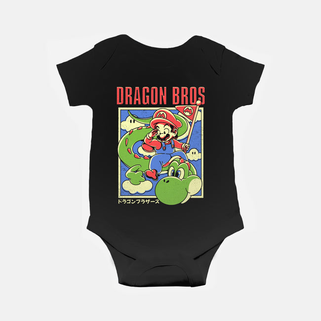 Dragon Bros-Baby-Basic-Onesie-estudiofitas