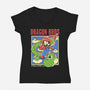 Dragon Bros-Womens-V-Neck-Tee-estudiofitas