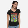 Dragon Bros-Womens-V-Neck-Tee-estudiofitas