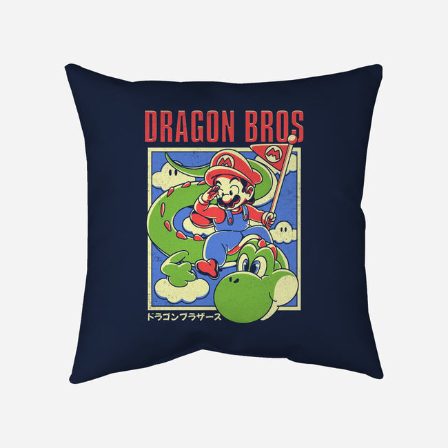 Dragon Bros-None-Removable Cover w Insert-Throw Pillow-estudiofitas