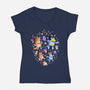 Dance Mode-Womens-V-Neck-Tee-Geekydog