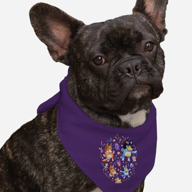 Dance Mode-Dog-Bandana-Pet Collar-Geekydog