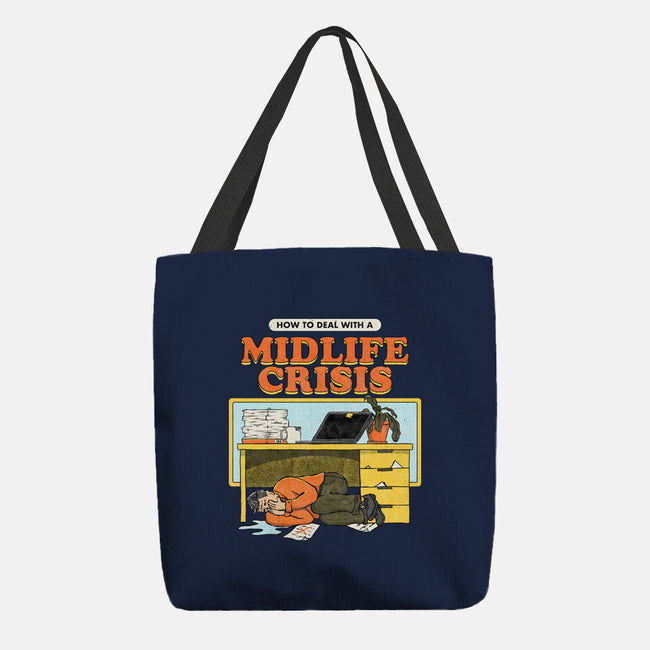 Midlife Crisis-None-Basic Tote-Bag-zawitees