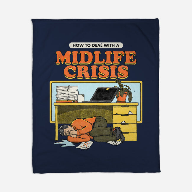 Midlife Crisis-None-Fleece-Blanket-zawitees