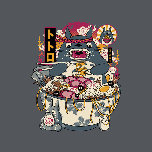 Ramen Totoro-Womens-V-Neck-Tee-gaci