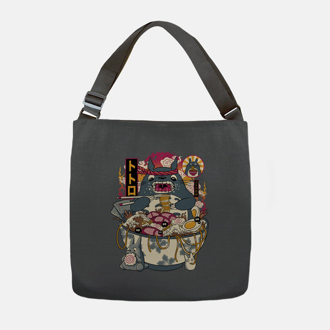 Ramen Totoro-None-Adjustable Tote-Bag-gaci