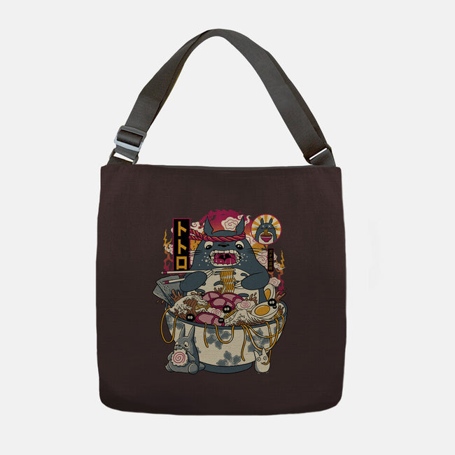 Ramen Totoro-None-Adjustable Tote-Bag-gaci