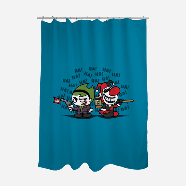 Clown Play-None-Polyester-Shower Curtain-pigboom