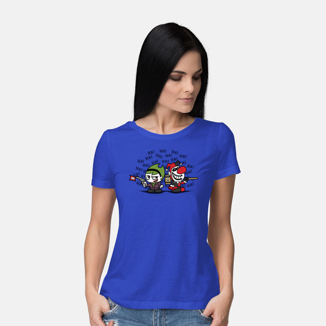 Clown Play-Womens-Basic-Tee-pigboom