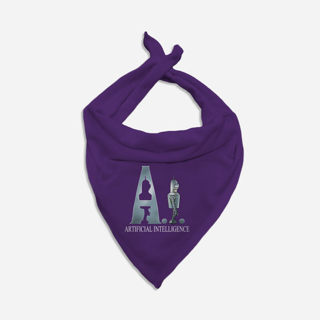 Artificial Intelligence-Dog-Bandana-Pet Collar-zascanauta