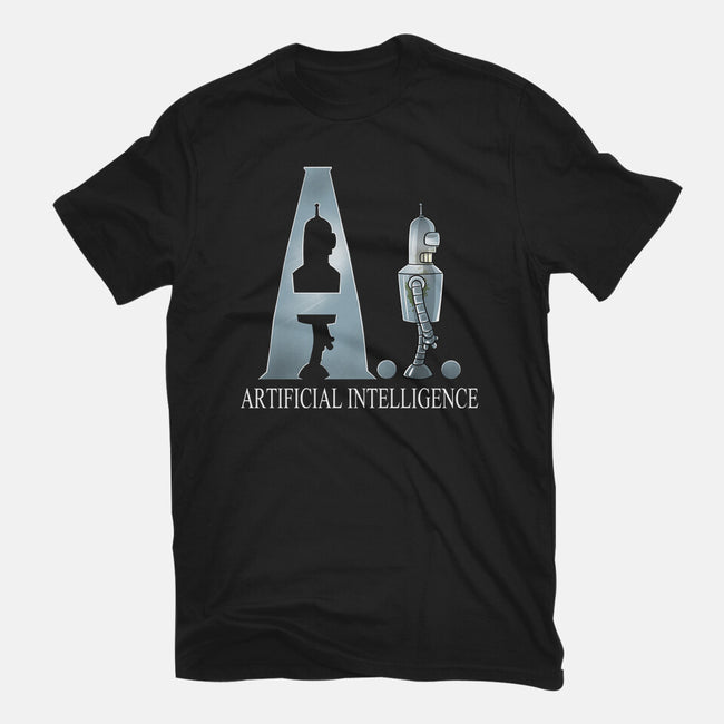 Artificial Intelligence-Womens-Fitted-Tee-zascanauta