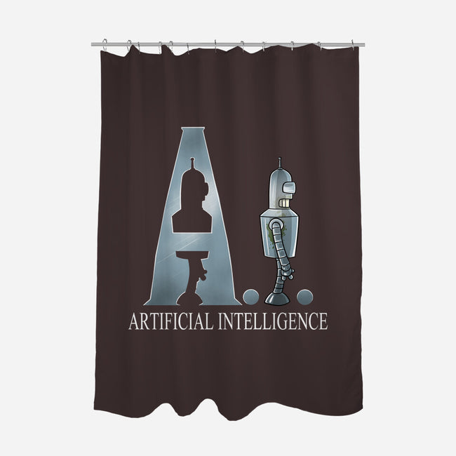Artificial Intelligence-None-Polyester-Shower Curtain-zascanauta