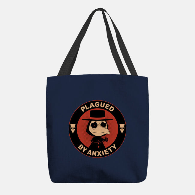 Plagued By Anxiety-None-Basic Tote-Bag-danielmorris1993