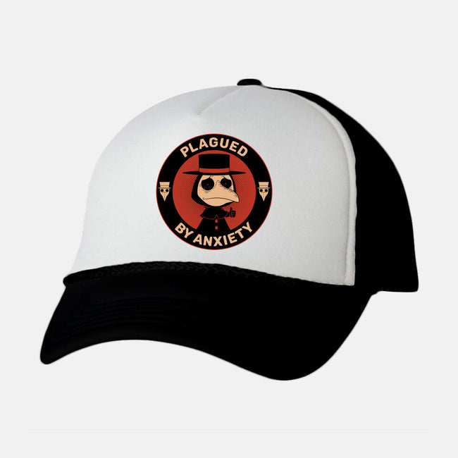 Plagued By Anxiety-Unisex-Trucker-Hat-danielmorris1993