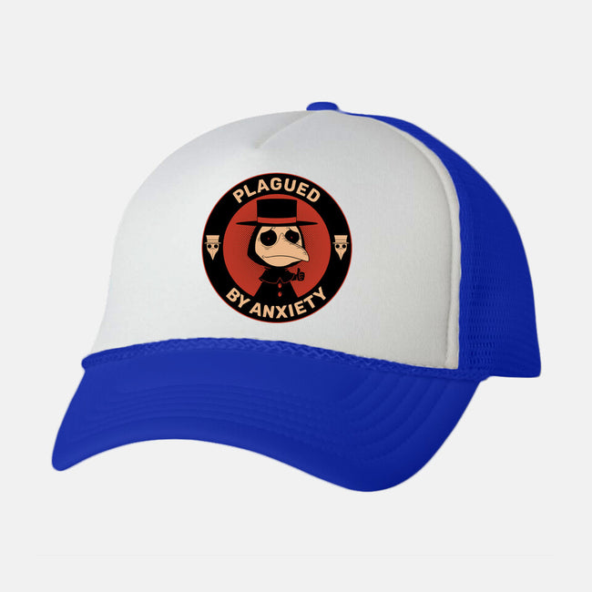 Plagued By Anxiety-Unisex-Trucker-Hat-danielmorris1993