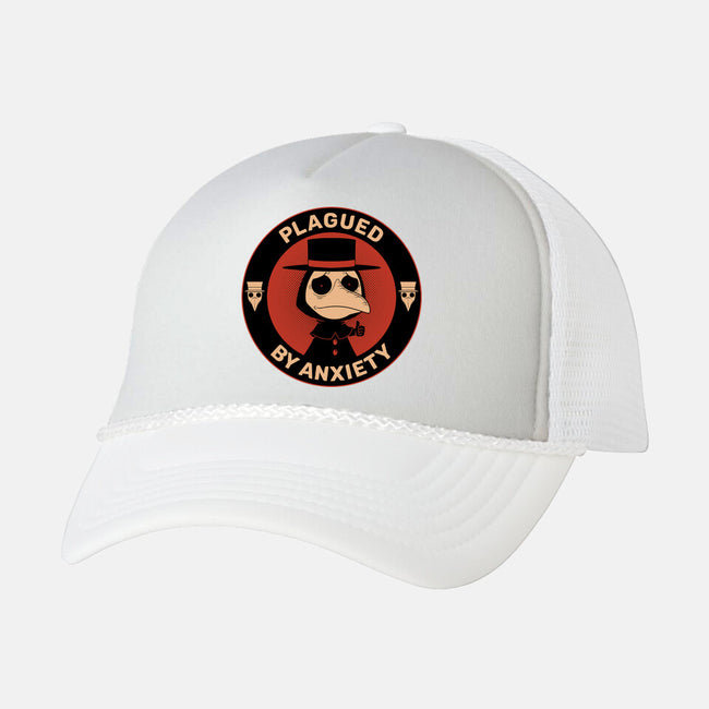 Plagued By Anxiety-Unisex-Trucker-Hat-danielmorris1993