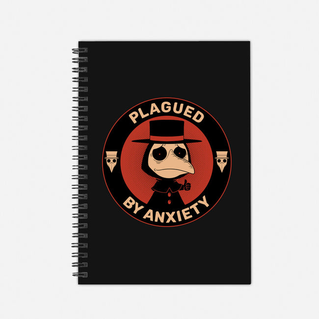 Plagued By Anxiety-None-Dot Grid-Notebook-danielmorris1993