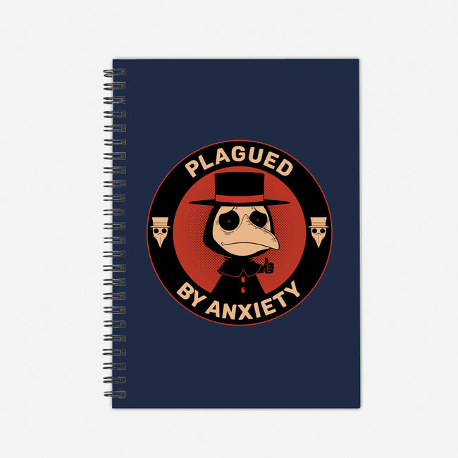 Plagued By Anxiety-None-Dot Grid-Notebook-danielmorris1993