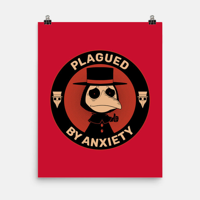 Plagued By Anxiety-None-Matte-Poster-danielmorris1993