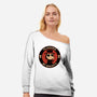 Plagued By Anxiety-Womens-Off Shoulder-Sweatshirt-danielmorris1993