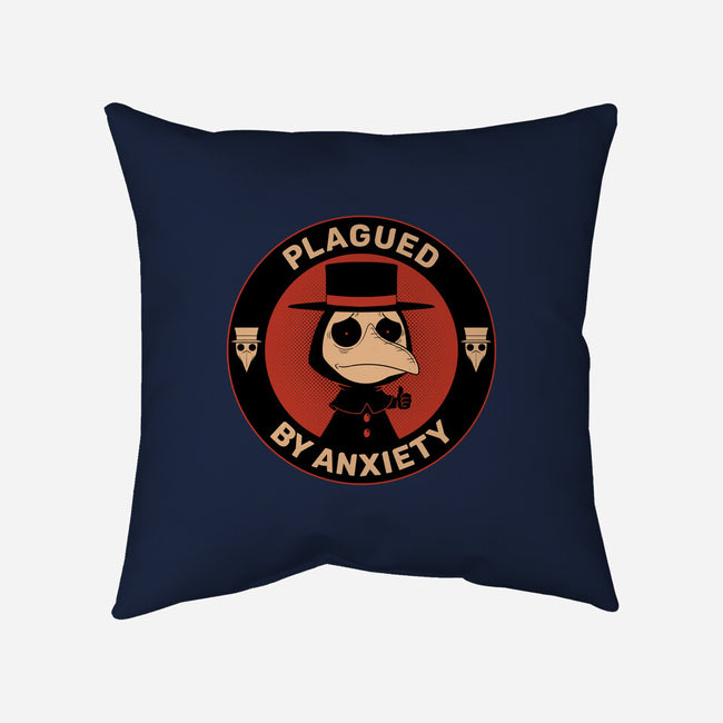 Plagued By Anxiety-None-Non-Removable Cover w Insert-Throw Pillow-danielmorris1993