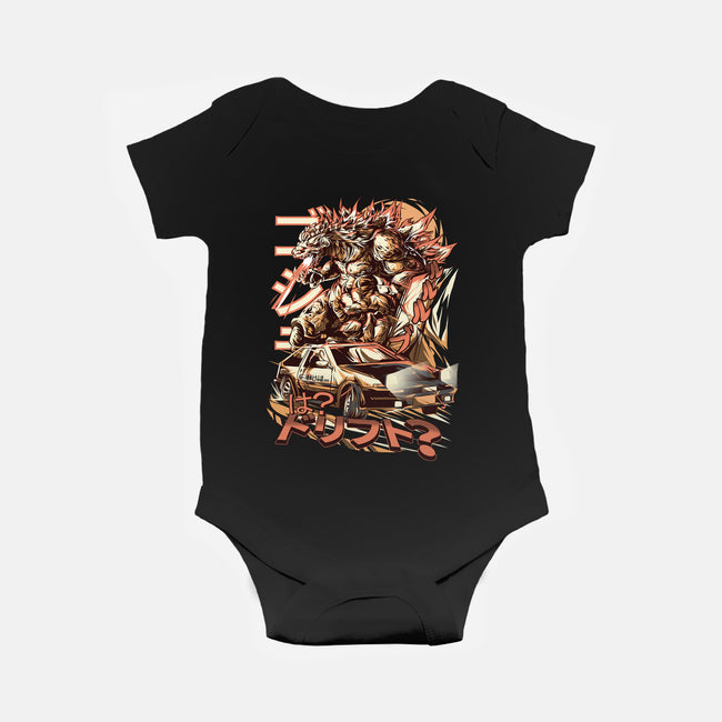 Kaiju Drift-Baby-Basic-Onesie-Guilherme magno de oliveira