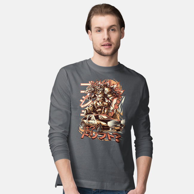 Kaiju Drift-Mens-Long Sleeved-Tee-Guilherme magno de oliveira