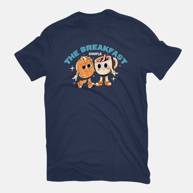 The Breakfast Couple-Womens-Fitted-Tee-Bycatt