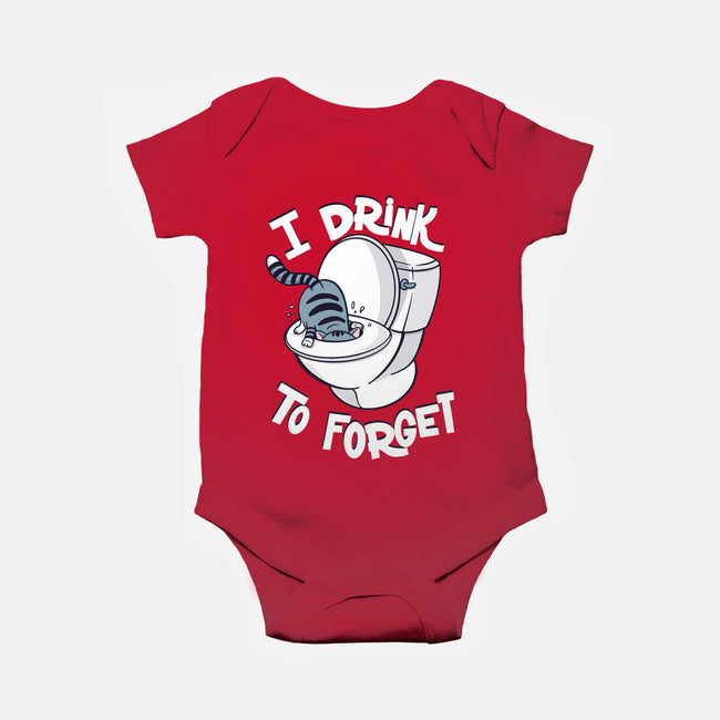 I Drink To Forget-Baby-Basic-Onesie-Freecheese
