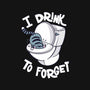 I Drink To Forget-Womens-V-Neck-Tee-Freecheese