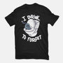 I Drink To Forget-Mens-Basic-Tee-Freecheese