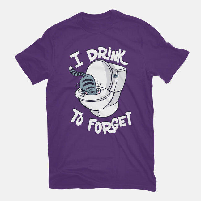 I Drink To Forget-Youth-Basic-Tee-Freecheese