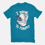 I Drink To Forget-Unisex-Basic-Tee-Freecheese