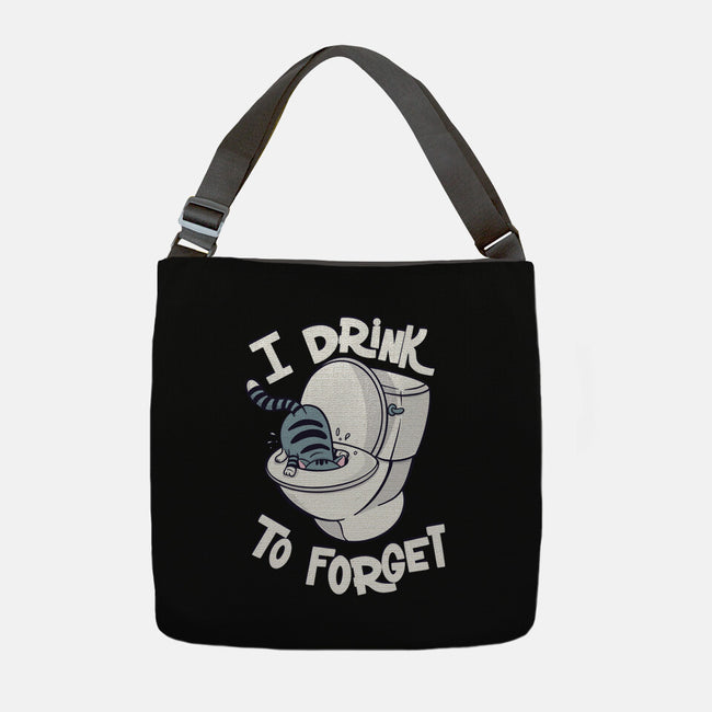 I Drink To Forget-None-Adjustable Tote-Bag-Freecheese