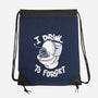 I Drink To Forget-None-Drawstring-Bag-Freecheese