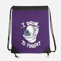 I Drink To Forget-None-Drawstring-Bag-Freecheese