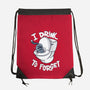 I Drink To Forget-None-Drawstring-Bag-Freecheese