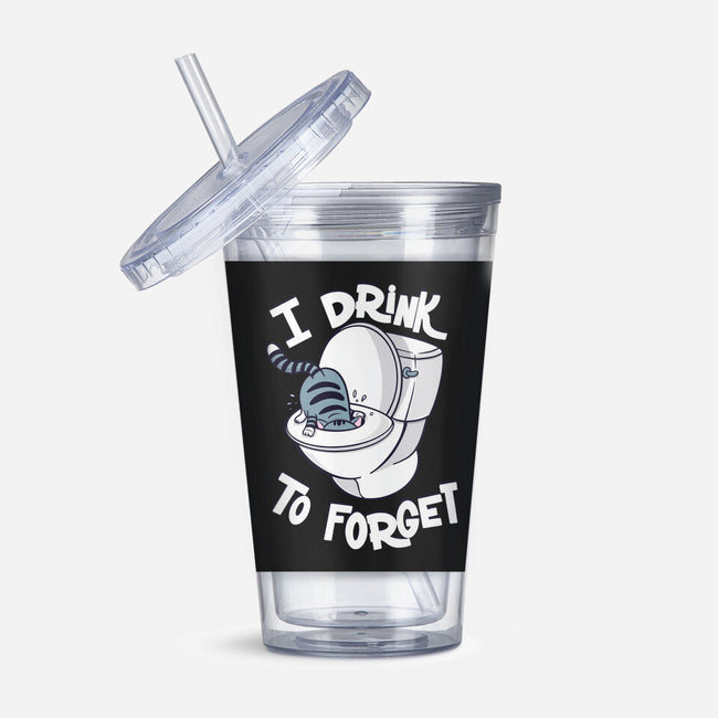 I Drink To Forget-None-Acrylic Tumbler-Drinkware-Freecheese