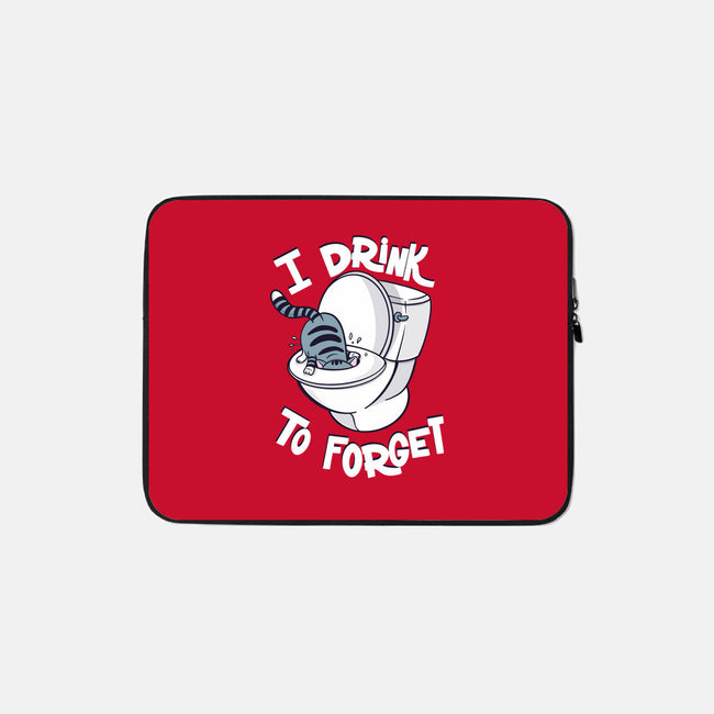 I Drink To Forget-None-Zippered-Laptop Sleeve-Freecheese