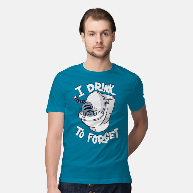 I Drink To Forget-Mens-Premium-Tee-Freecheese