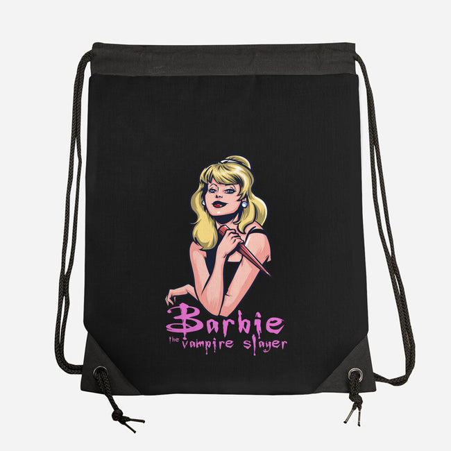 Barbie The Vampire Slayer-None-Drawstring-Bag-zascanauta