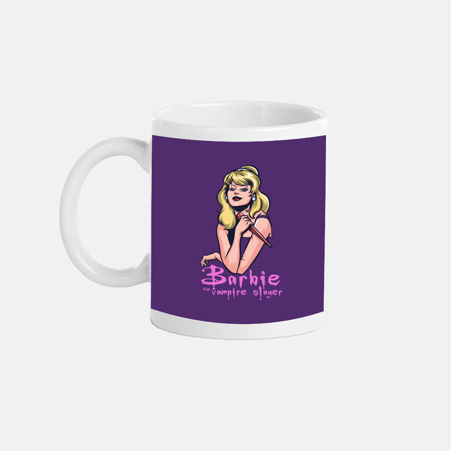 Barbie The Vampire Slayer-None-Mug-Drinkware-zascanauta
