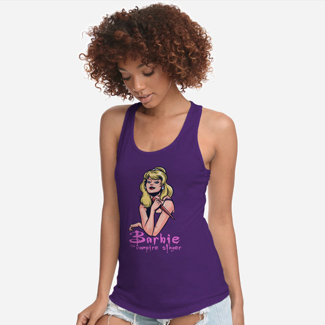 Barbie The Vampire Slayer-Womens-Racerback-Tank-zascanauta