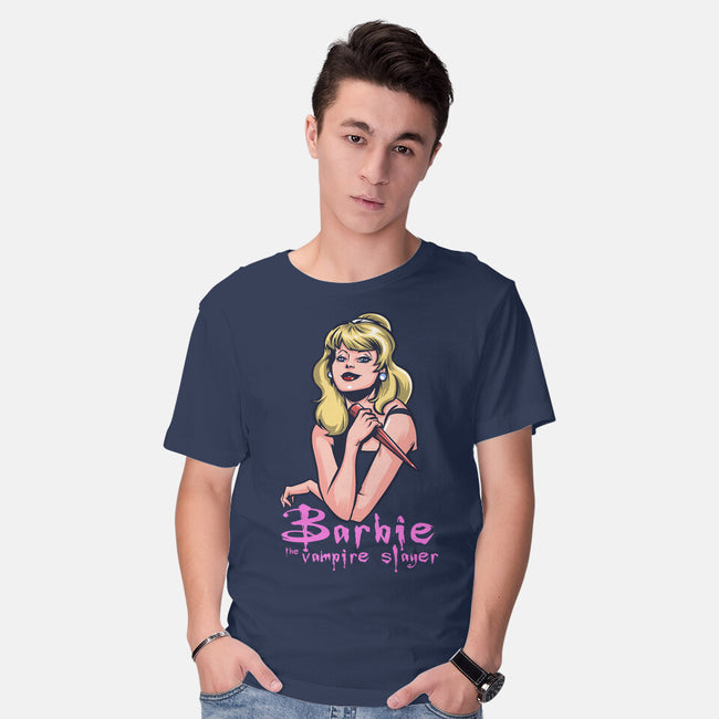 Barbie The Vampire Slayer-Mens-Basic-Tee-zascanauta