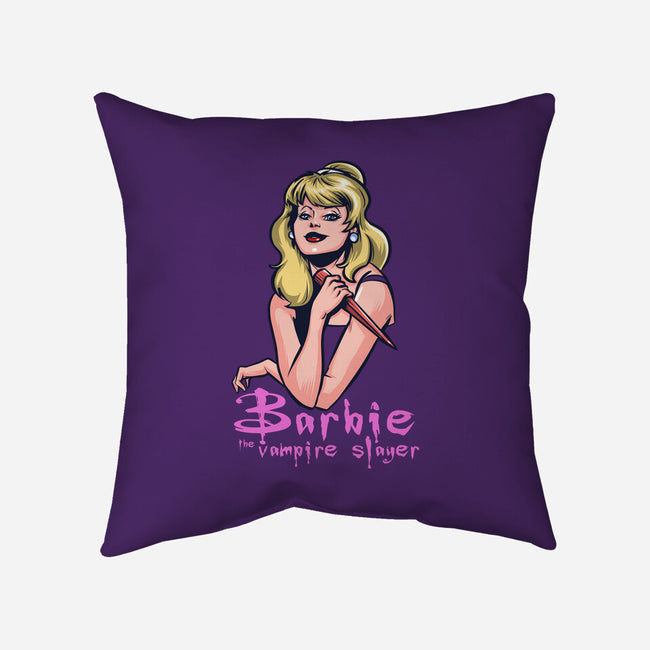 Barbie The Vampire Slayer-None-Non-Removable Cover w Insert-Throw Pillow-zascanauta