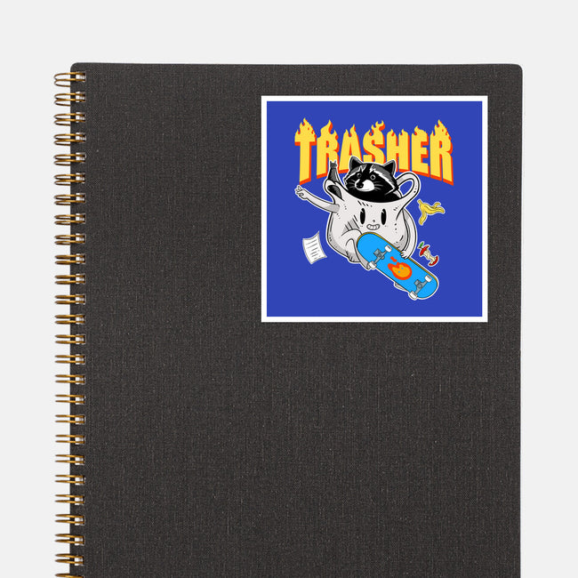 Trasher Panda-None-Glossy-Sticker-Tri haryadi